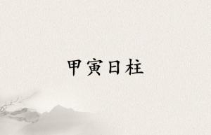 甲寅日柱三命通會精論詳解