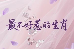十二生肖中最不好惹的生肖是哪個(gè)生肖？